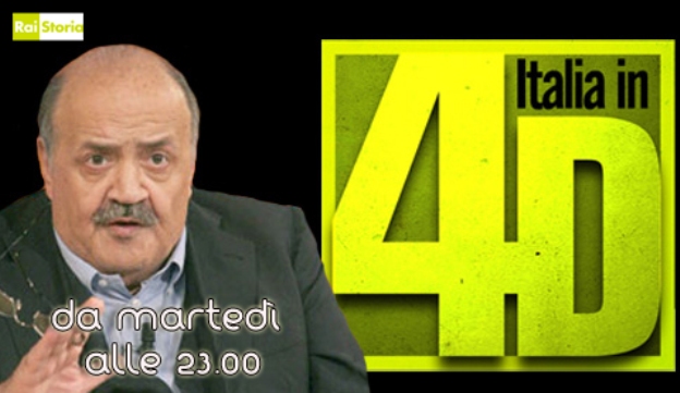 Italia in 4D: il nuovo magazine di Rai Storia con Maurizio Costanzo