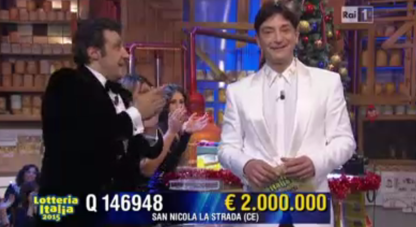 Secondo premio Lotteria Italia 2.000.000 euro
