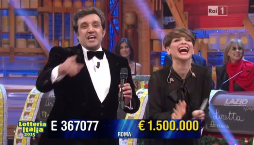 Terzo premio Lotteria Italia 2015, 1.500.000 euro
