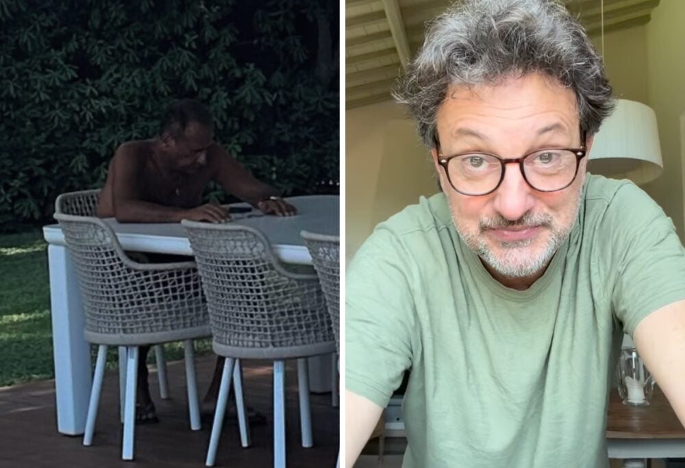 Pieraccioni ‘preoccupato’ per Carlo Conti: “Ormai è nero mimetico, aiutiamo la moglie”